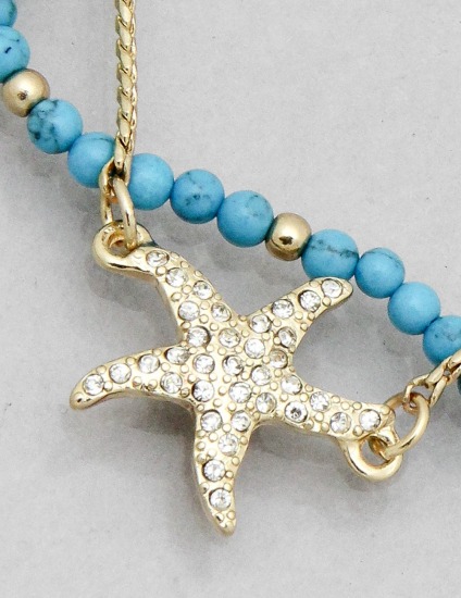 PAVE STARFISH BEADED PULL TIE BRACELET | PAVE-STARFISH-BEADED-PULL-TIE-BRACELETS-1-EB1555-GDTQS-2.jpg